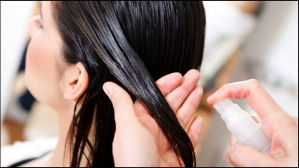 Hair treatment in the beauty salon Grail